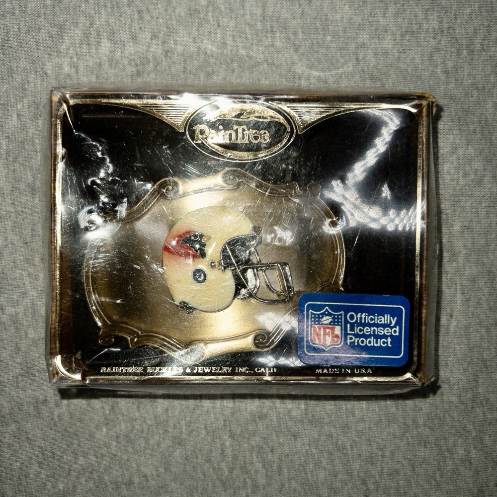 Vtg 1977‎ Raintree NFL Arizona Cardinals Brass Belt Buckle With Box